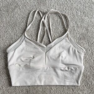 ALO Women’s Cream Strappy Bralette